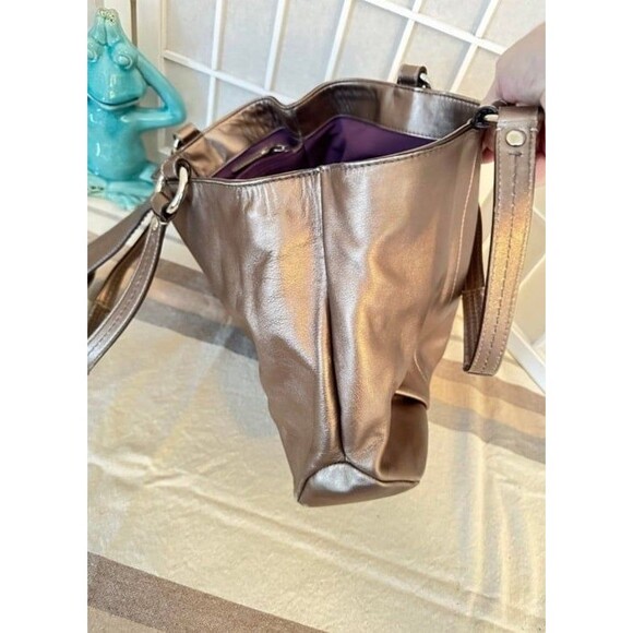 Coach Soho Metallic Bronze Handbag - Picture 3 of 11